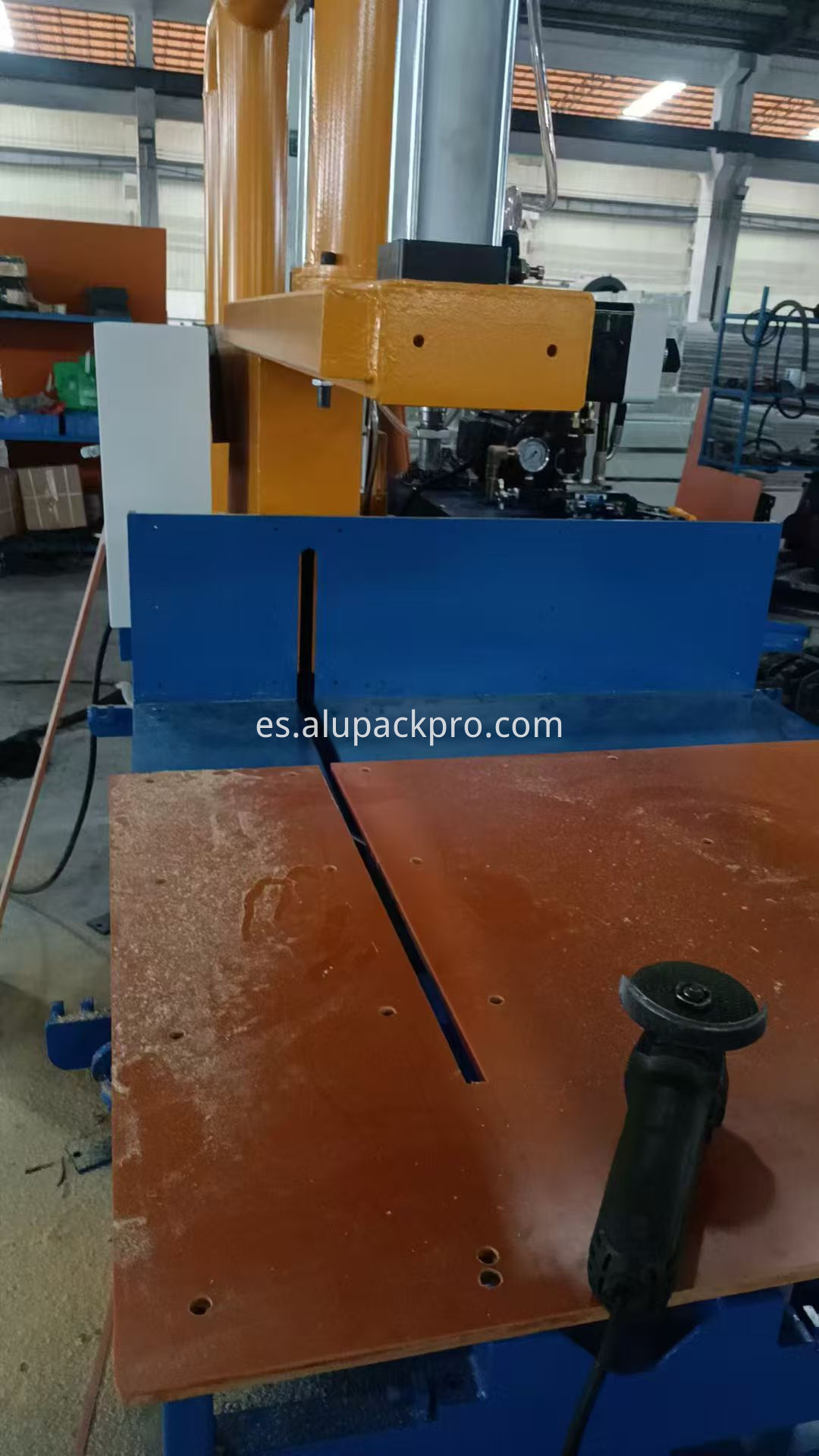 finished sawing machine